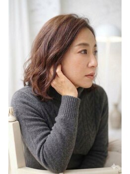 リーフ 新松戸(LeaF)の写真/大人女性の髪を美しく!白髪染めが高品質&安い☆カラーチケットで気軽にご利用♪