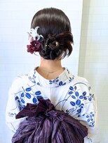 タグマル 浴衣着付け+ヘアセット☆カチモリスタイル☆京都