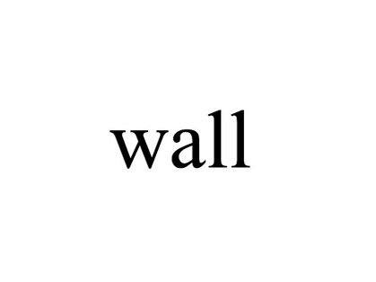 ウォール(wall)の写真