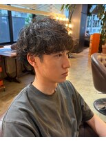 ビハインドザカーテン(BEHIND THE CURTAIN)&nbsp;【癖毛風パーマ】メンズマッシュ