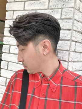 パーク(PAAQ) 【田中智大】ワイルドツーブロック×バーバーhair