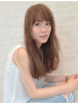 ウォームリーヘアールースト(warmly hair roost) シースルーシアーアッシュ×ゆるウェーブ