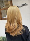 外国人風カラー、カット