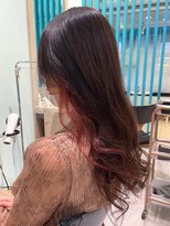 ヘアーメイクオズ(hair make O/S)&nbsp;ヘアメイクオズ&佐藤　オレンジインナーカラー