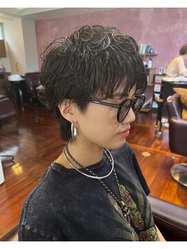 ココロ美容室 マッシュウルフ