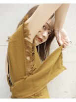 ウーフ(U-fu) ブラウンカラー/ミディアムボブ