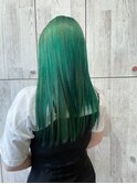 デザインカラー　ビビットグリーン　10代/20代