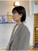 ミニボブ/ぱつっとボブ/モードカジュアル　渋谷