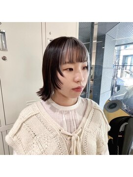 フェイス 石川町 (FACE) 人気インナーカラーミニボブレイヤー/HONOKA