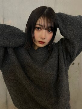 ガーデン オオタカノモリ(garden otakanomori) レイヤーカットと切りっぱなしボブの合わせ技スタイル◎