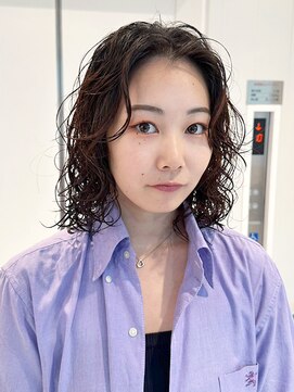 アルバム 銀座(ALBUM GINZA) カーキベージュ美髪くびレイヤーフレンチカジュアル_ba483481