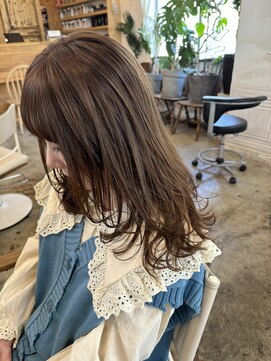 ウィークエンド(WEEKEND) ブリーチなしダブルカラー+カット+トリートメント【￥13800】