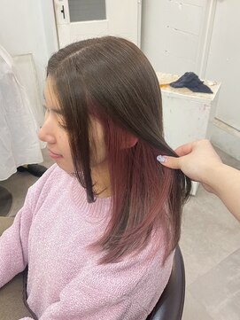 ラフ 原宿(L.a.a.g.f harajuku) イヤリングカラー ピンク＠原宿