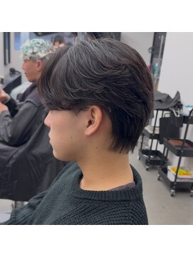 ウェーブ(WAVE) フェザーパーマ/リバースパーマ/毛流れパーマ/メンズパーマ