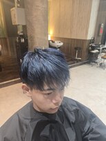 ワイズヘアラウンジキロット(Y’s hair lounge Kilotto)&nbsp;マッシュベースの動きあるスタイル