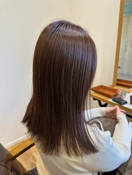 テラスヘア 三条(TERRACEhair) イルミナ新色アースで作る艶髪ピンクブラウン