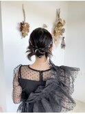 お呼ばれヘア/ヘアセット/パーティーアレンジ/カチモリ
