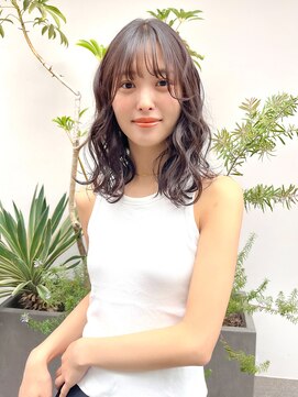 アンアミ キチジョウジ(Un ami Kichijoji) 【unami】リッジしっかりなミディアムパーマ　澤田杏奈