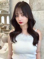 ロンド ジュルード 名古屋(Lond jeloud)&nbsp;学割U24 韓国風 ウルフ フェイスレイヤー 顔周り 前髪