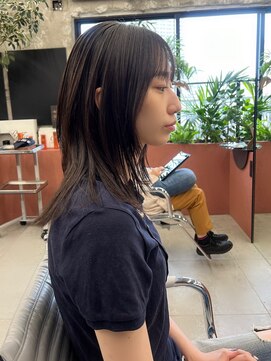 キャラハーフ 池袋東口店(KYARA HALF) ハッシュカット/レイヤースタイル/フェイスレイヤー