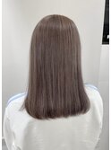 韓国 レイヤーカット ブリーチ ダブルカラー 髪質改善
