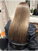 白髪ぼかしハイライト×髪質改善カラー【表参道原宿美容室】