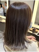 【札幌/impression佐藤】白髪ぼかし/柔らかオリーブグレージュ