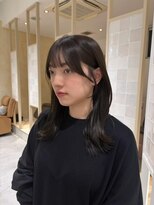 ビューバイネオリーブ 用賀店(Beau'r by neolive)&nbsp;くびれヘア縮毛矯正アプリコットオレンジ夏ハイライト《用賀》