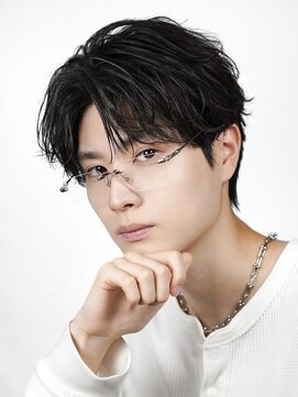 オーシャントウキョーシブヤ(OCEAN TOKYO shibuya) フェザーパーマシャドウパーマカルマパーマセンターパート