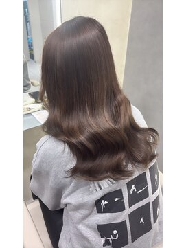 アヴァンス 西田辺(AVANCE.) ショコラグレージュ/白髪ぼかしハイライトカラー/髪質改善