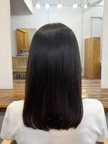 ファルベ(Farbe) 黒髪カタログ/オリーブグレー/小顔に見せるヘア/ココアベージュ