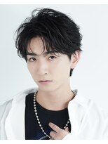 ネクスト 渋谷(NEXT)&nbsp;MEN’S HAIR/ブルーブラック/フェザーパーマ/渋谷