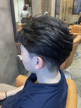 毛流れセンターパート