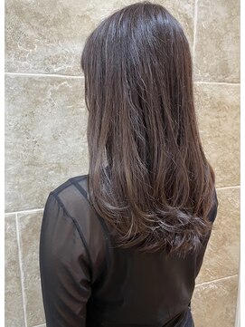 グリッター(GRITTERs) ロング×ラベンダー