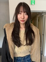 アンフェインド02(UNFEIGNED 02)&nbsp;レイヤーカット/大人ガーリー/ダークアッシュ/伏見