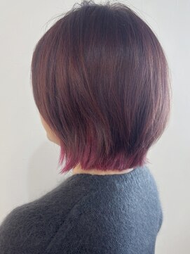 リコ(LIKO) 大人の軽やかボブ☆大人ヘア/白髪染め/レイヤー/くびれヘア