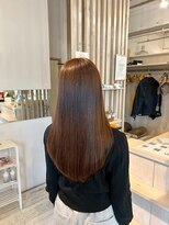 アシャ ヘアー ソリューション 神戸店(asha hair solution) ミルクティーブロンド/ダークブルー/デジタルパーマ/摂津本山