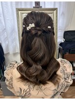 セニシエンタ(CENICIENTA)&nbsp;ハーフアップ