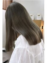 ニール 名古屋 伏見 丸の内(NEELU)&nbsp;【RIE】ブリーチなしで作るオリーブベージュ