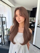 ジン(JIN)&nbsp;☆ミルクティーベージュ☆韓国レイヤー☆ラテベージュ☆久留米☆