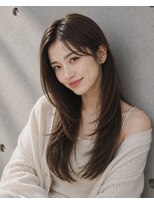 プレフル(playfull)&nbsp;長め前髪ロングレイヤー/20代30代40代○