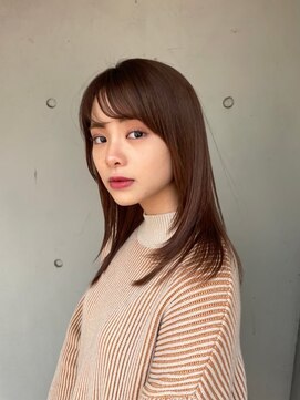 エクラートリュクス 津田沼(ECLART Luxe) やわらかブラウンのナチュラルロング