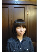 ルーネラパン(LUNELAPIN) サラツヤ疎水トリートメントカラー　ボブスタイル