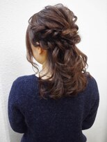 レクリヘアー(RecRe hair)&nbsp;【RecRehair】編み込みハーフアップ