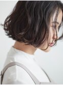 くせ毛風パーマボブ