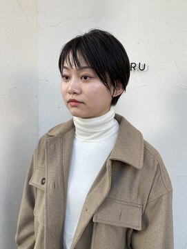 ツクル(TSUKURU) 大人すっきりベリーベリーショートマッシュ×ブリーチなしカラー