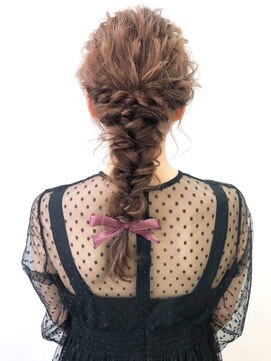 アルバム 新宿(ALBUM SHINJUKU) カジュアル編みおろしアレンジ_ことりベージュ_ba256752