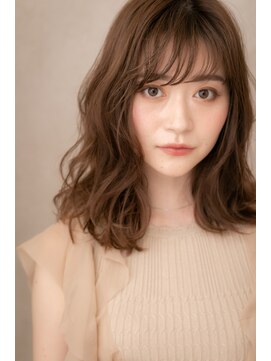 カバーヘア ブリス 上尾西口店(COVER HAIR bliss) グラマラスなウェーブパーマ♪小顔セミディZ上尾20代30代40代