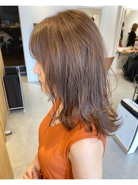 トリート 西船橋店(TREAT) レイヤー×アッシュベージュ _西船橋/西船橋駅