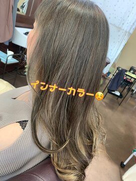 インプレス ちとせモール店(impres) インナーカラーｖ（＾＿＾ｖ）♪